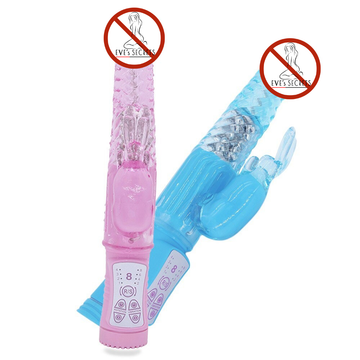 Rabbit Vibrator Massager for Women / Adult Waterproof Dildo / Sex Toy with 8 Speeds - EVE's SECRETS
